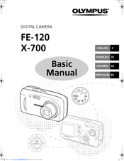 Olympus FE 120 - Digital Camera - 6.0 Megapixel Basic Manual