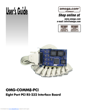 Omega OMG-COMM8-PCI User Manual
