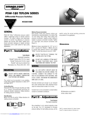 Omega TEFLON PSW-180 Manual