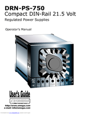 Omega Engineering DIN-RAIL DRN-PS-750 Operator's Manual