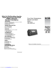 Omega Engineering Four Zone Temperature OMA-VM520 Manual And Installation Instructions