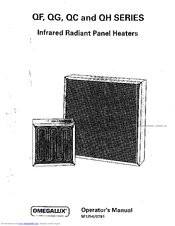 Omega Engineering Infrared Radiant Panel Heaters QG Operator's Manual