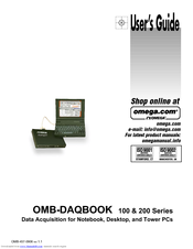 Omega Engineering OMB-DAQBOOK 100 Series User Manual