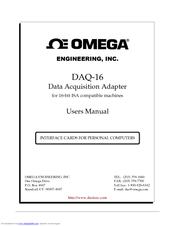 Omega Engineering DAQ-16 User Manual