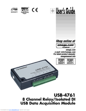 Omega Engineering USB-4761 User Manual