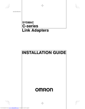 Omron C-series Installation Manual