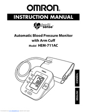 Omron INTELLI SENSE HEM-711AC Instruction Manual