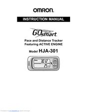 Omron GO SMART HJA-301 Instruction Manual