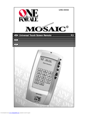 One for All Mosaic URC-9990 User Manual