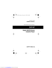 Optimus 14-1230 Owner's Manual