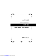 Optimus 14-1252 Owner's Manual
