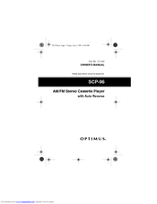 Optimus SCP-96 Owner's Manual