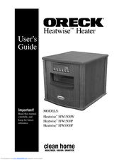 Oreck HEATWISE HW1500P User Manual
