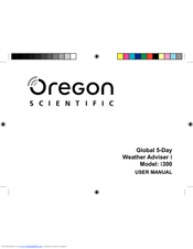 Oregon Scientific Global 5-Day Weather Adviser II I600 User Manual