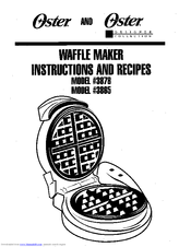 Oster 3878 Instructions And Recipes Manual