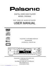 Palsonic DVD3000 User Manual