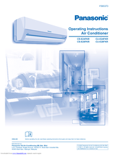 Panasonic CU-E24FKR Operating Instructions Manual
