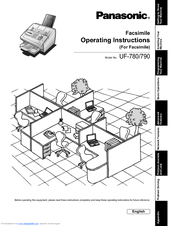 Panasonic UF-780 - Panafax B/W Laser Operating Instructions Manual
