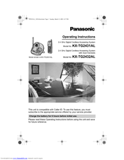 Panasonic KX-TG2431AL Operating Instructions Manual
