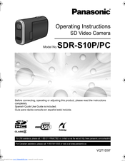 Panasonic SDR-S10P Operating Instructions Manual