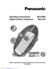 Panasonic EB-GD90 Operating Instructions Manual