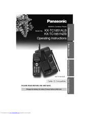 Panasonic KX-TC1851NZB Operating Instructions Manual