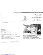 Panasonic KX-TCD200HK Operating Instructions Manual