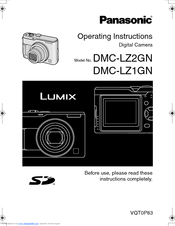Panasonic Lumix DMC-LZ2GN Operating Instructions Manual