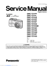 Panasonic Lumix DMC-TZ1SG Service Manual
