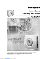 Panasonic KX-HCM8 - Network Camera - Position Operating Instructions Manual