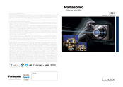Panasonic Lumix FX580 Brochure & Specs