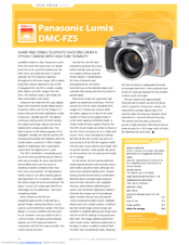 Panasonic Lumix DMC-FZ5 Brochure & Specs