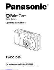 Panasonic PalmCam PV-DC1580 Operating Instructions Manual