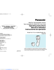 Panasonic ES2218VC Operating Instructions Manual