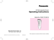 Panasonic ES-8017 Operating Instructions Manual