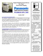 Panasonic Workio DP-C401 Specifications