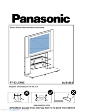 Panasonic TY-32LX1NZ Assembly Instructions Manual