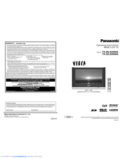 Panasonic Viera TX-26LXD600A Operating Instructions Manual