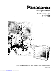 Panasonic TX-68P82Z Operating Instructions Manual