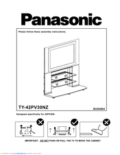 Panasonic TY-42PV30NZ Assembly Instruction Manual