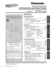 Panasonic CF-07 Series Operating Instructions Manual