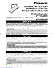 Panasonic CF-VEBU05BU Operating Instructions Manual