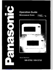 Panasonic NN-S752 Operation Manual