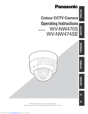 Panasonic WV-NW474SE Operating Instructions Manual