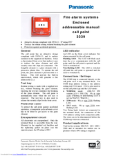 Panasonic 3339 Specification Sheet