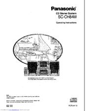 Panasonic SC-CH84M Operating Instructions Manual