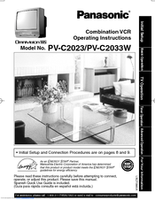 Panasonic Omnivision PV-C2023 Operating Instructions Manual
