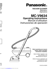 Panasonic MC-V9634 Operating Instructions Manual