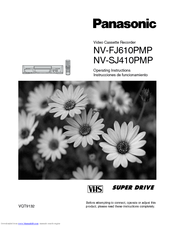 Panasonic NV-SJ410PMP Operating Instructions Manual