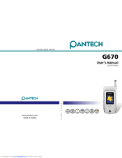 Pantech G670 User Manual